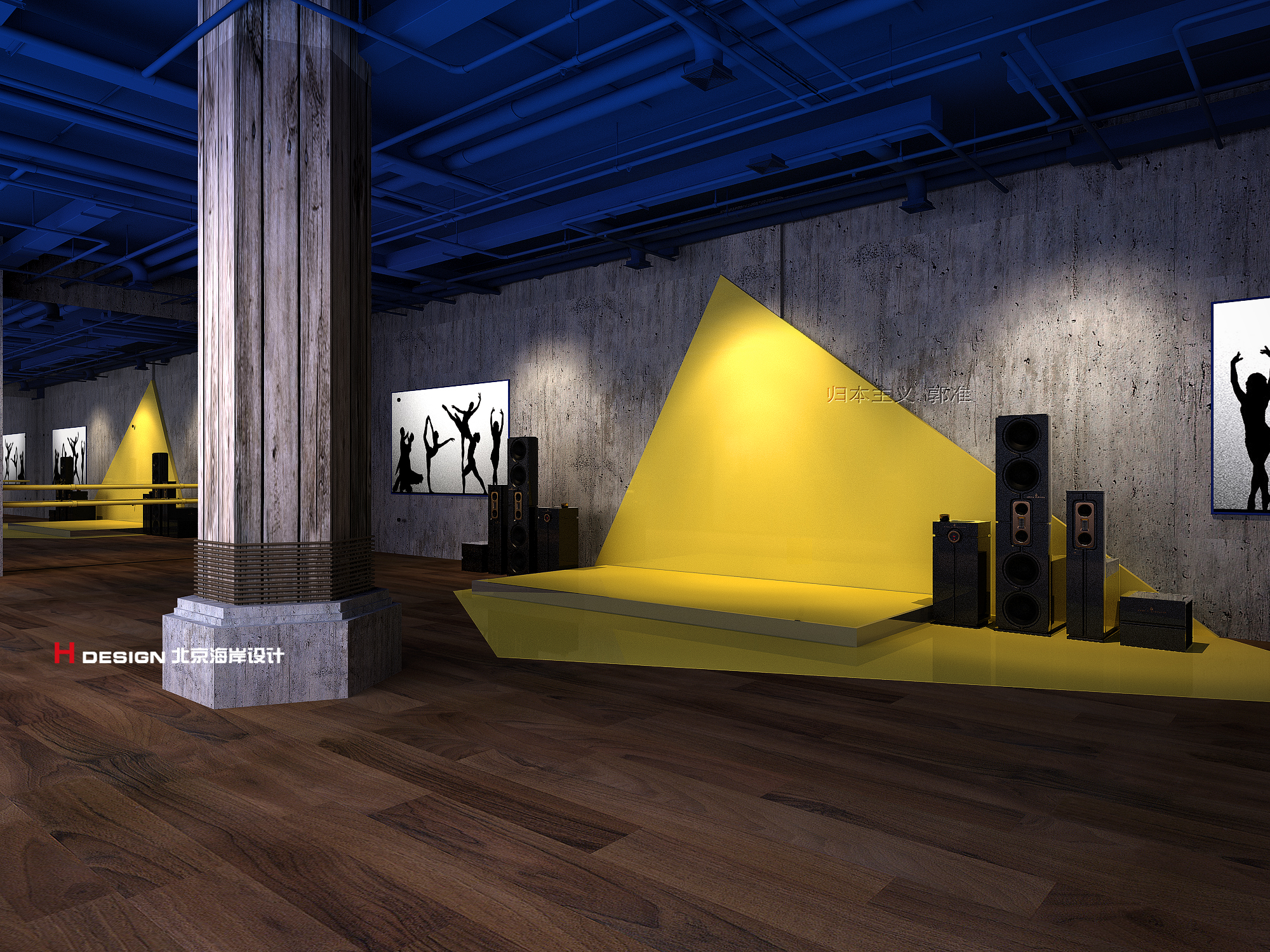 休闲健身房设计,简易室内健身房设计