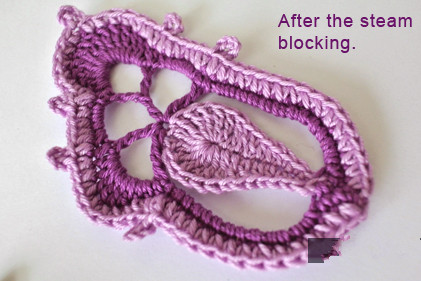 蝴蝶耳环项链的钩编教程,蝴蝶帽子的钩编方法第一部分