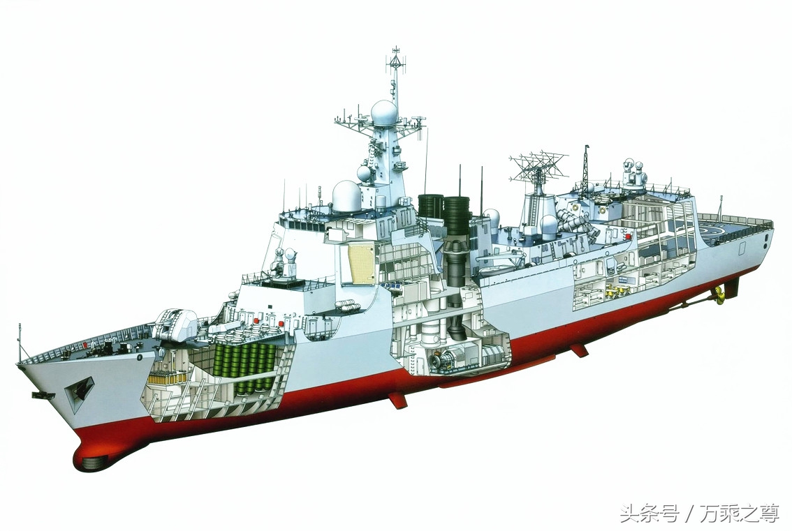 89种世界军舰结构剖面图