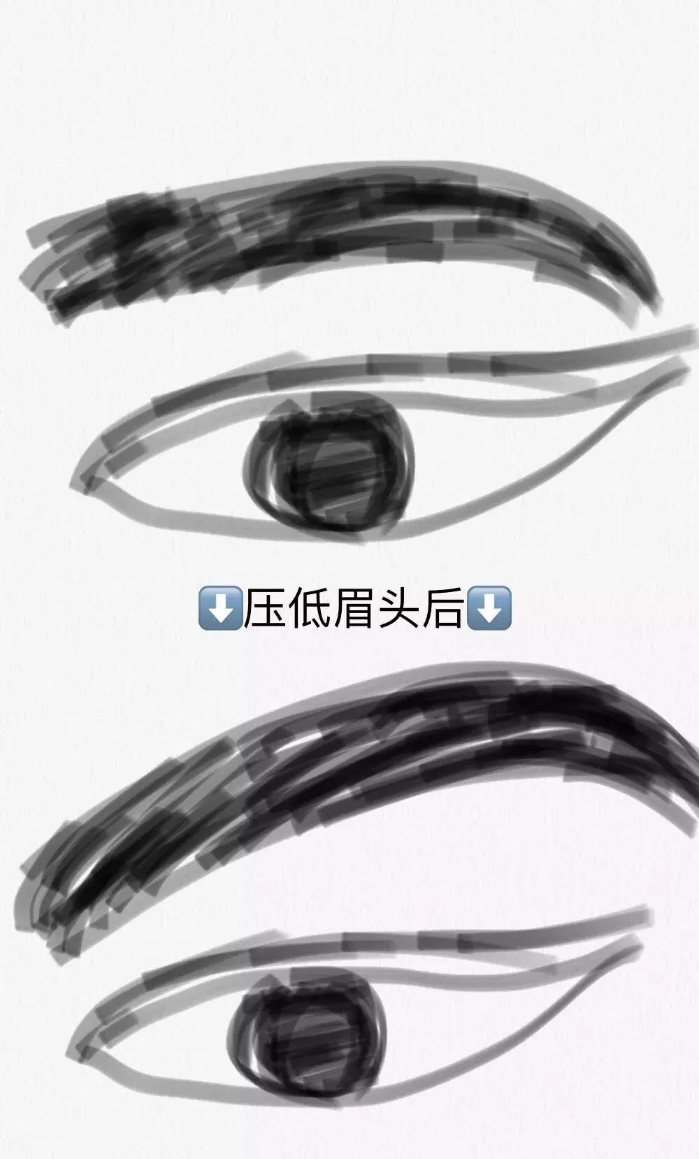 很奇特的眉毛,眉形不好怎么画眉毛