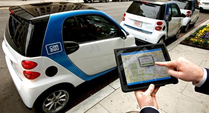 还在用市民卡租自行车？人家奔驰都随租随还啦！