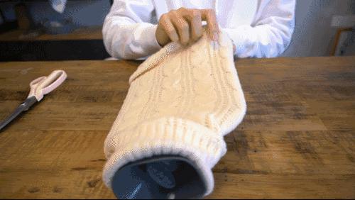 毛衣改造1000个创意,旧毛衣改造帽子最简单方法