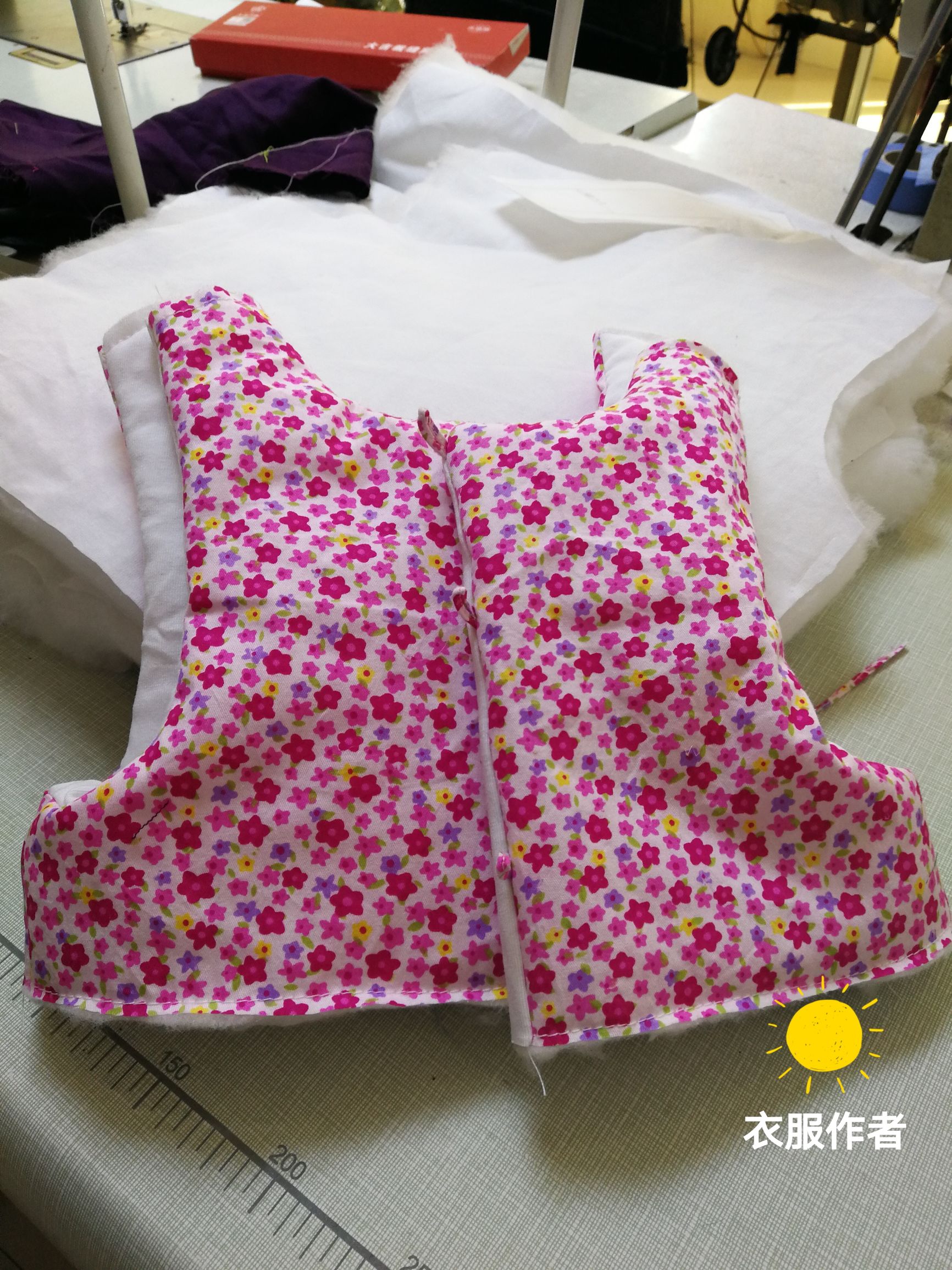 宝宝超可爱棉衣棉裤,婴儿连体棉裤皮半成品