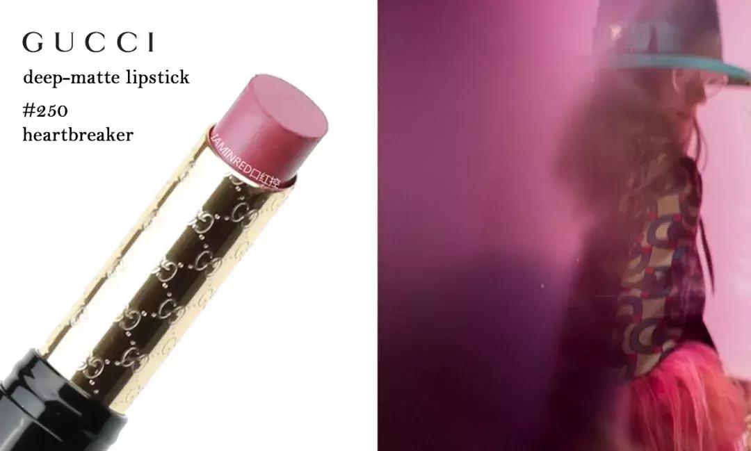 gucci金管口红试色217和515,gucci口红试色大全