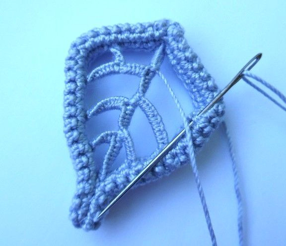 爱尔兰蕾丝钩编项链系列教程之大叶