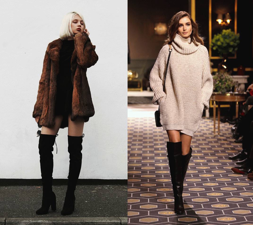 显瘦的过膝靴你值得拥有,过膝靴怎么穿腿长好看又保暖