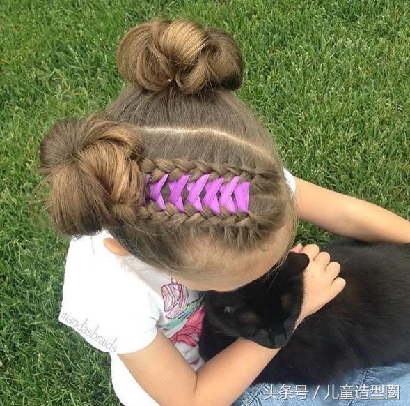 丝带编发真的很好看,细彩丝带编发教程