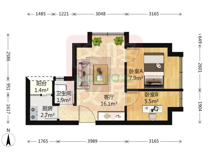 深中学位小户型房,深中学位房