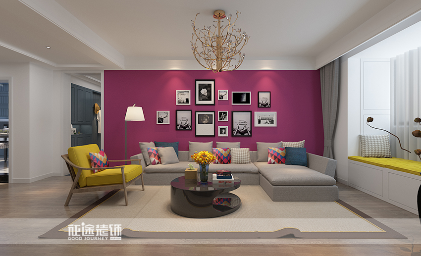 昊天园位置图,鸿璟园现代简约风格装修