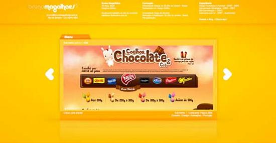 黄色系网页设计图,成都网页颜色设计