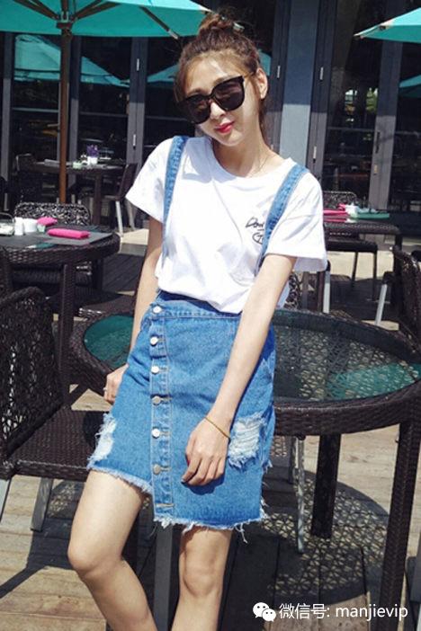 背带裙新款洋气减龄文艺风 (减龄时尚简约背带裙秒杀款)