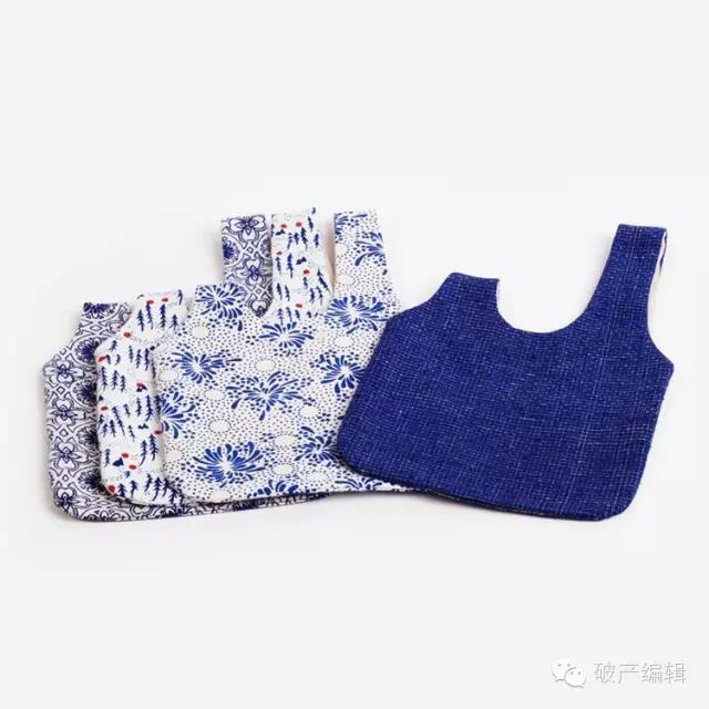 一只崇明土布手包，土就土到底咯