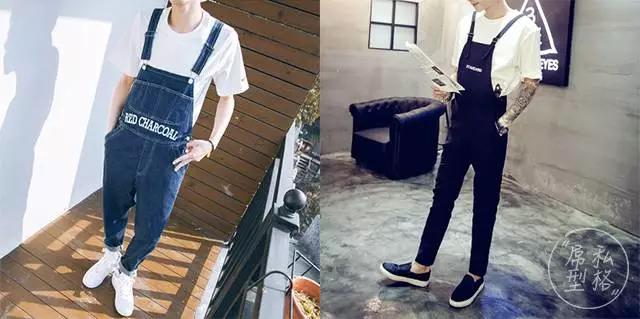 小时候穿背带裤现在穿背带裤,背带裤已经成了潮流