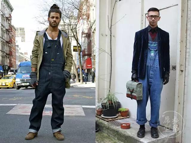 小时候穿背带裤现在穿背带裤,背带裤已经成了潮流
