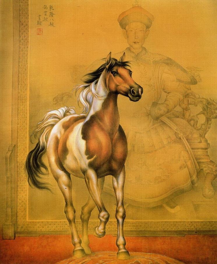 乾隆八骏工笔图,名家写意八骏图大全