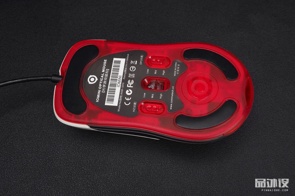 首发咖玛iomini游戏鼠标拆解评测