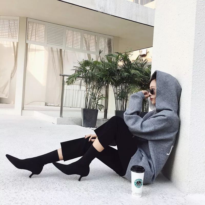 杨幂秋冬新款靴,杨幂热巴唐嫣同款