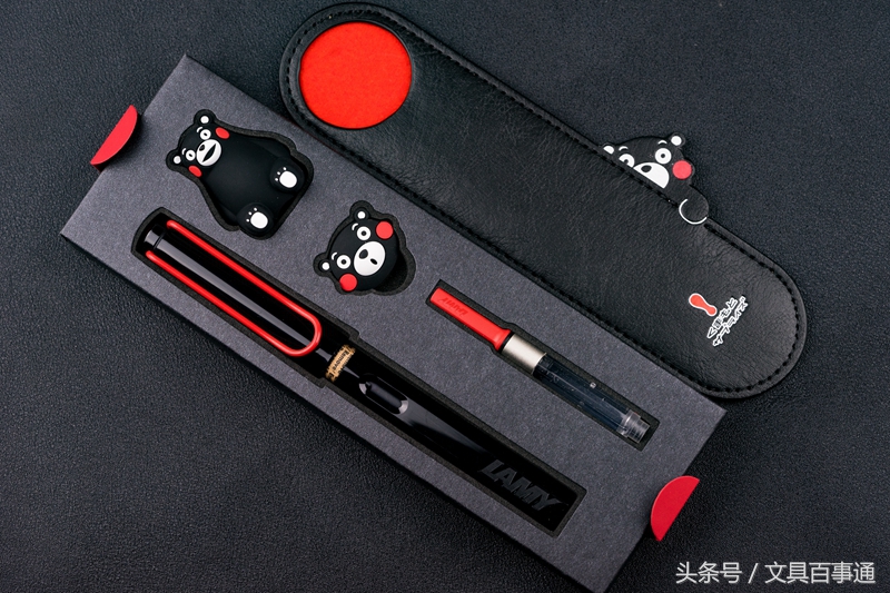 凌美熊本熊联名款钢笔,skb熊本熊联名钢笔