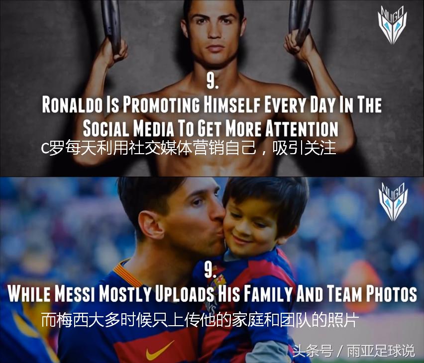 C罗比梅西到底差在哪？不吹也不黑我们用脚说话