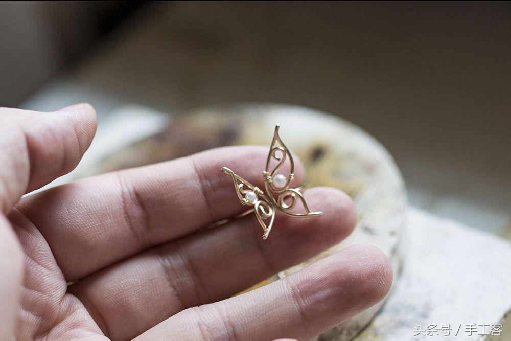 绕线戒指简单好看,手工绕线宝石戒指教程