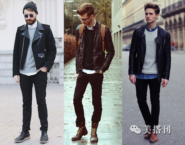 如何把板正的皮衣穿出潮范,皮衣搭配穿出你的风范