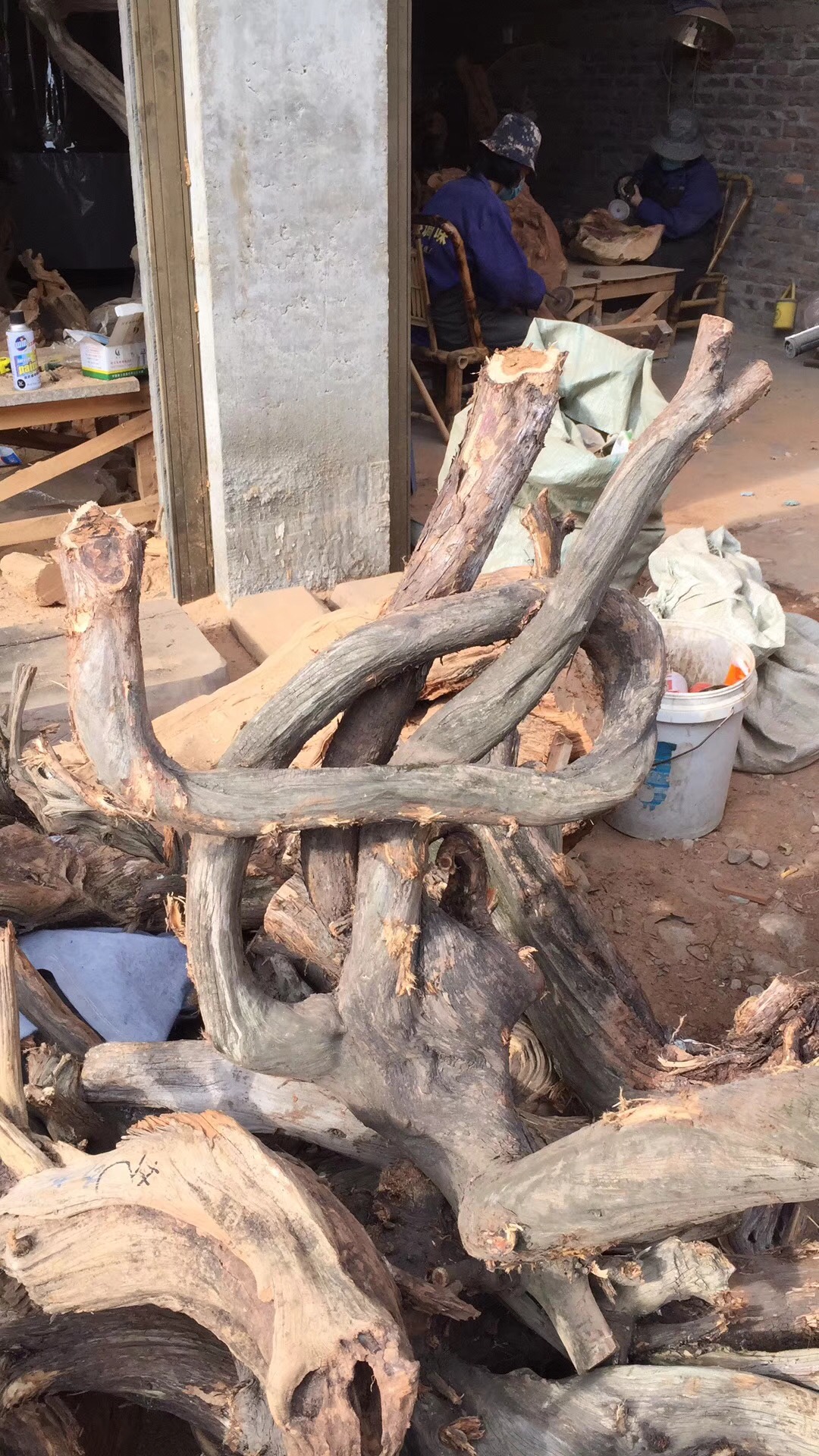 木雕根雕制作过程,木雕的根雕制作过程