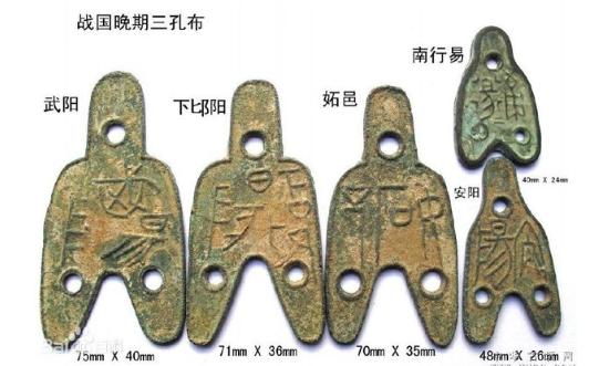 稀有三孔布古钱币图片大全,古钱币三孔布真品的升值空间