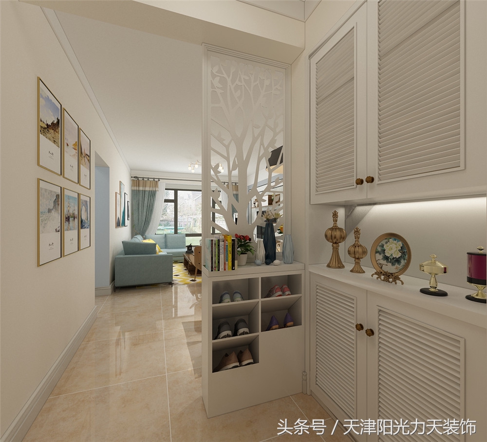 八方观园126平米装修,天津八方观园