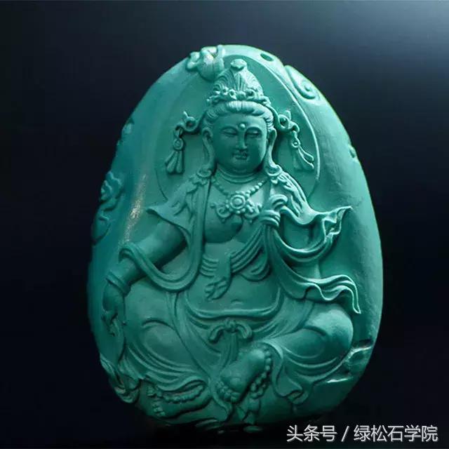 原矿绿松石和优化绿松石怎么鉴别,恒艺绿松石手工雕刻