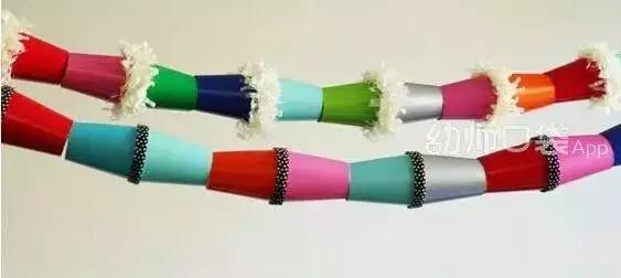 幼儿园废旧纸箱走廊环创吊饰双面,用废旧物品做关于冬天的手工吊饰