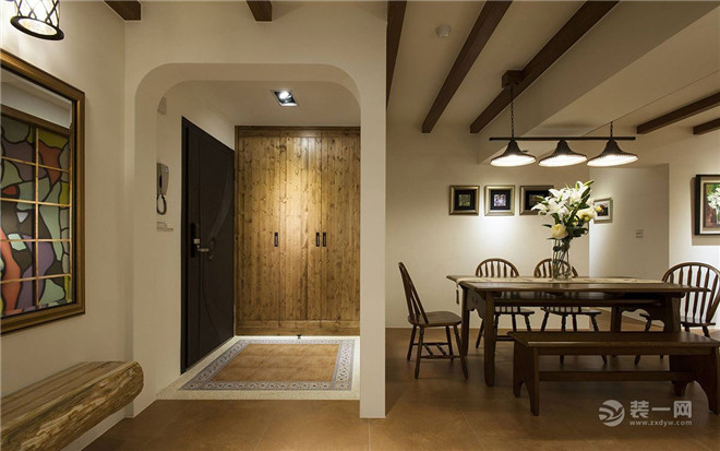 福州泥巴公社香开新城装修案例,新中式与美式乡村,你中意哪个?