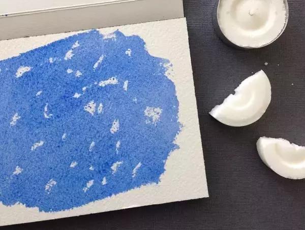 水彩密密麻麻的小花怎么留白,水彩留白法教程