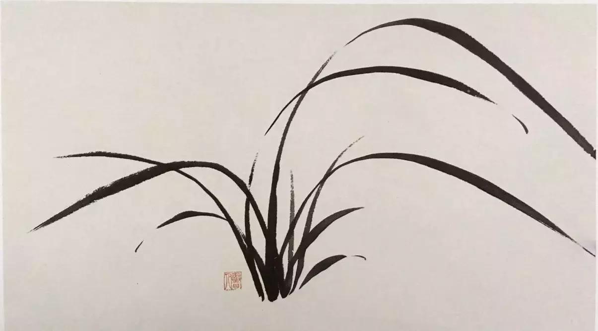 兰花绘画技法教程视频,徐湛国画兰花技法教学