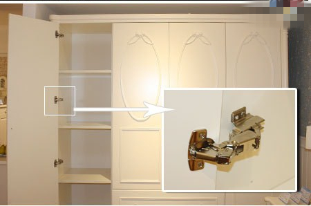 衣柜门关的时候太慢且有响声,衣柜门铰链有咯吱的响声怎么办