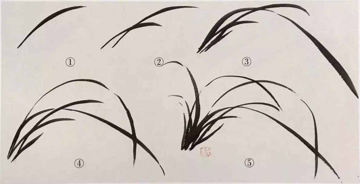 兰花绘画技法教程视频,徐湛国画兰花技法教学