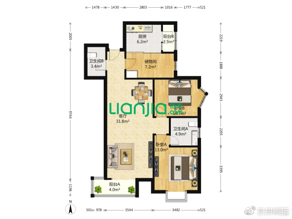 望京高端小区对比,北京双井小区排名