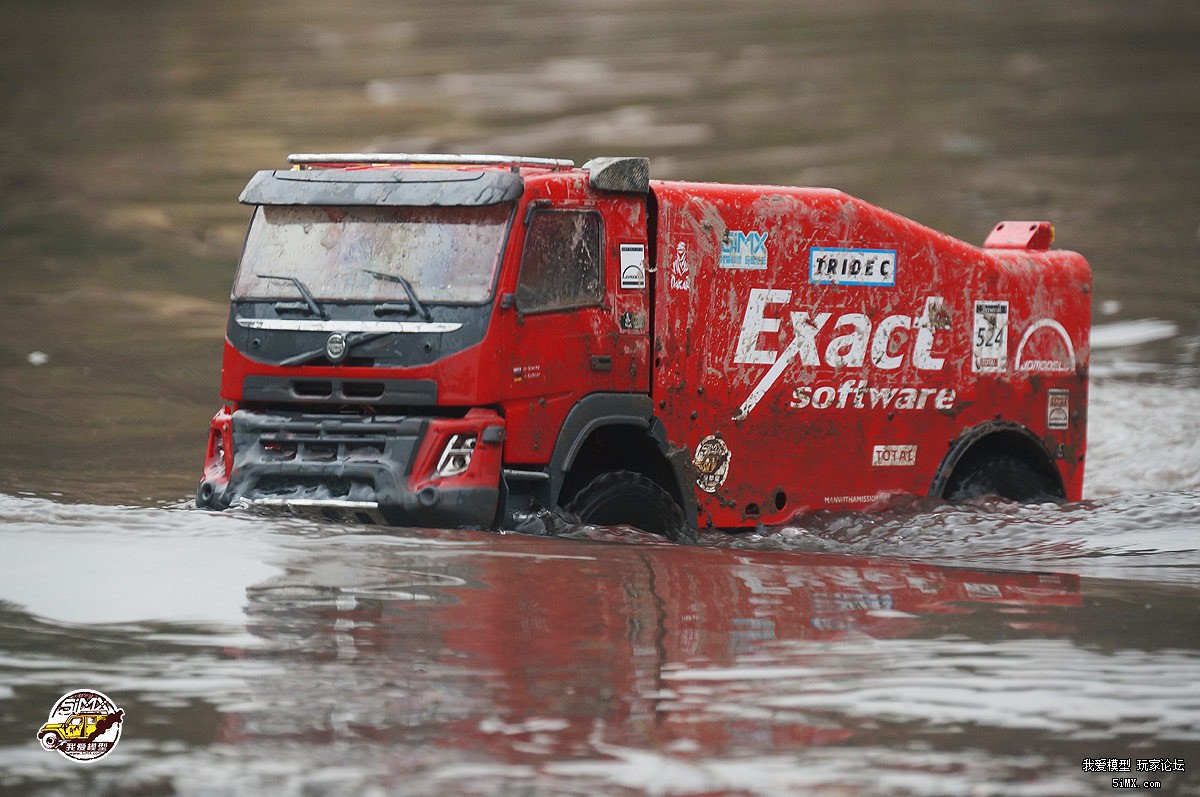 拉力卡车模型开箱测评 (静点拉力卡车模型路试)