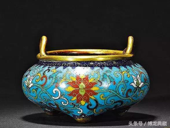 景泰蓝珐琅画作品,景泰蓝天下双绝