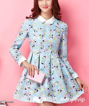 新款法式复古气质优雅时尚连衣裙 (高贵复古连衣裙)