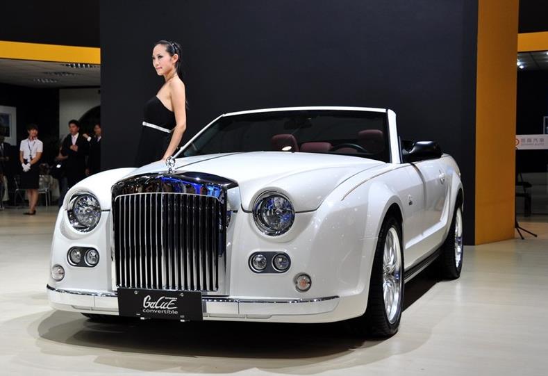 很少见的敞篷版劳斯莱斯太好看了,劳斯莱斯hyperion双座敞篷车