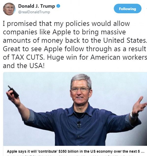 川普回应苹果手机,特朗普吐槽iphone
