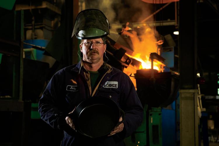 美国洛极铸铁锅平底锅,美国洛矶铸铁锅具