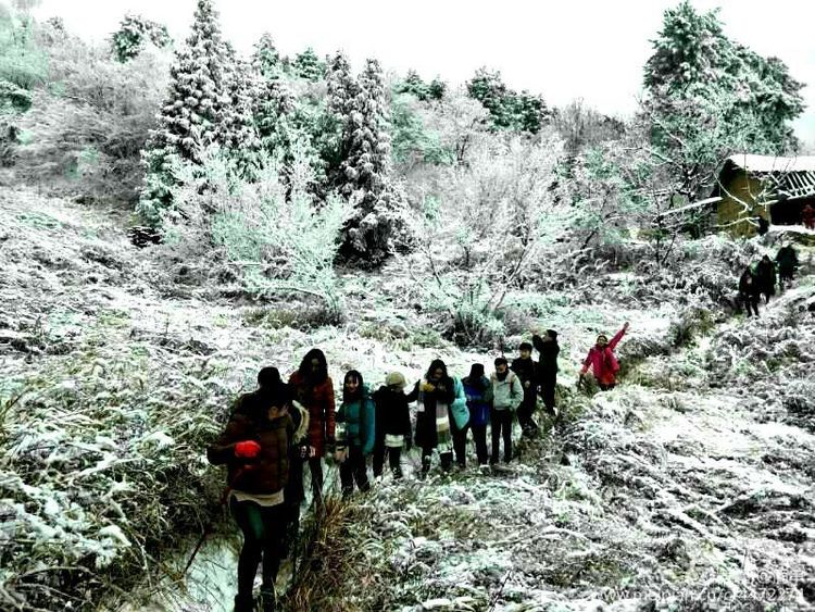 长白山雾凇天池,天池雪霁
