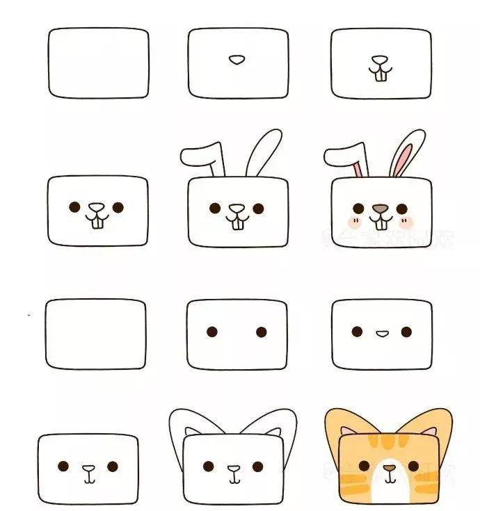 可爱的儿童简笔画大全简单,儿童简笔画大全简单零基础