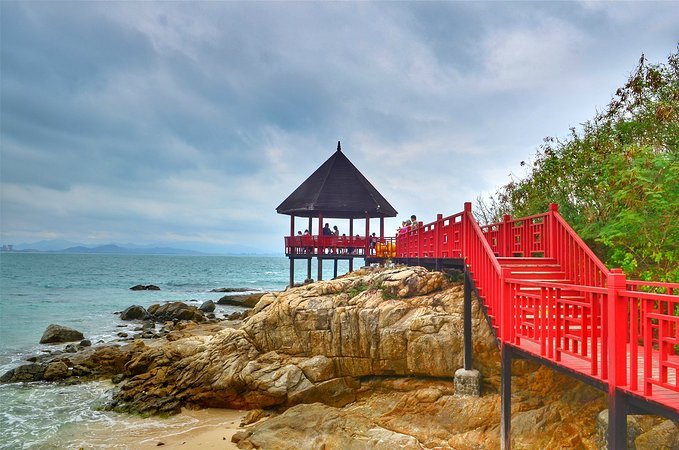 人间仙境三亚,三亚人间天堂全景