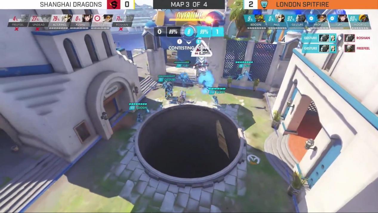 OWL常规赛第四周第四日：战斗机翱翔九霄天擎，下周决战紫荆之巅