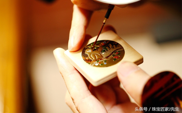 日本古代莳绘漆器,金莳绘漆器工艺