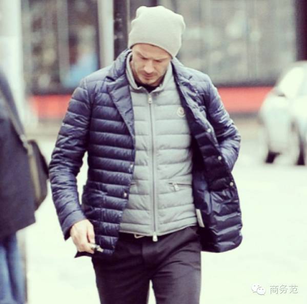 马云穿加拿大鹅牌羽绒服,马云羽绒服moncler