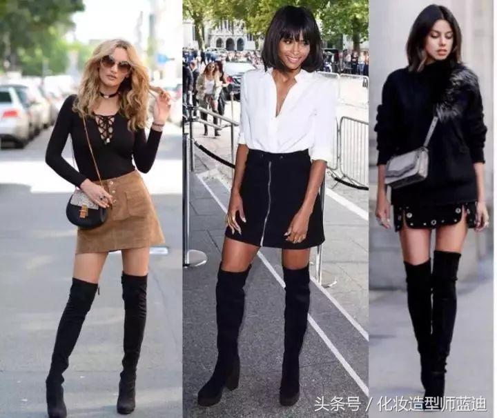 过膝长靴怎么穿搭才高级,过膝长靴怎么搭衣服