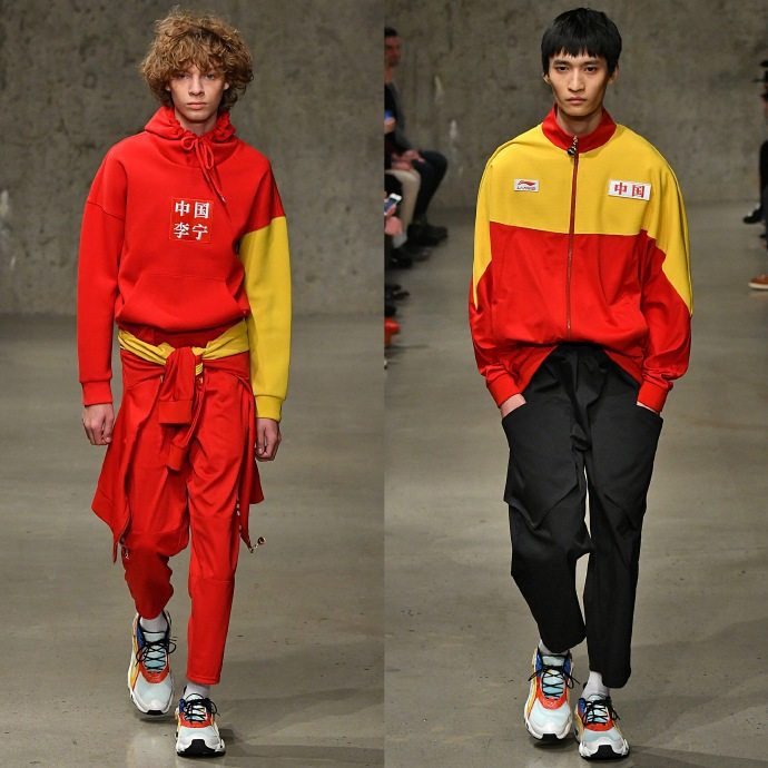 中国李宁亮相时装周引来全球惊叹！想不到“西红柿炒蛋”这么潮？